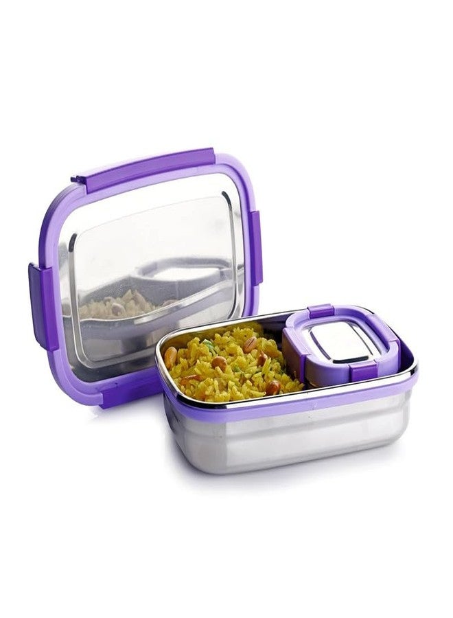 PARVY® Stainless Steel Lunch Box | Insulated, Leak-Proof & BPA-Free | Perfect for Home, Work & School | Eco-Friendly, Durable, & Stylish | Easy to Clean & Carry Everywhere(750 ML) - Image 3