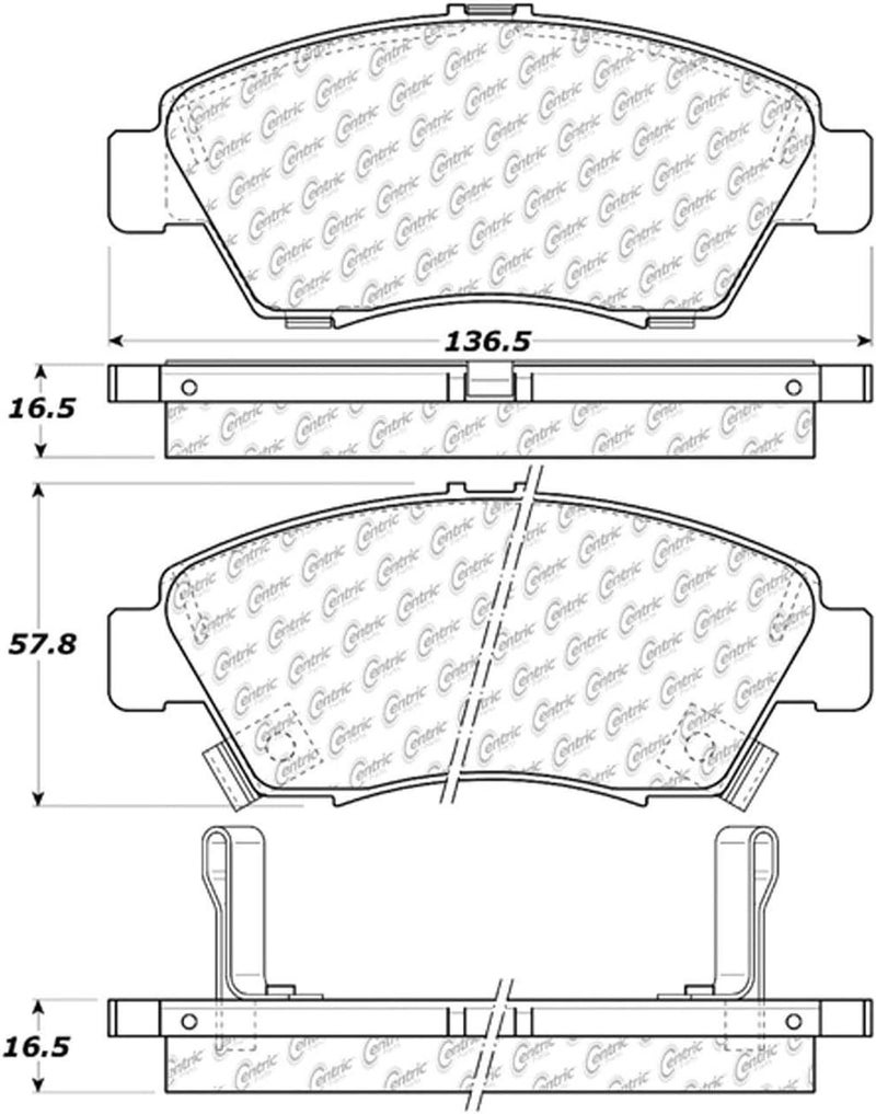 StopTech 103.09480 Ceramic Brake Pad - Image 2