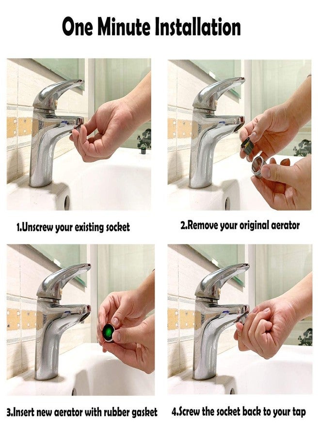 New Trend 5 in 1 Water Tap Aerator Foam Flow Foam Flow Water Aerator for Taps and Faucets, 22 mm - Image 3