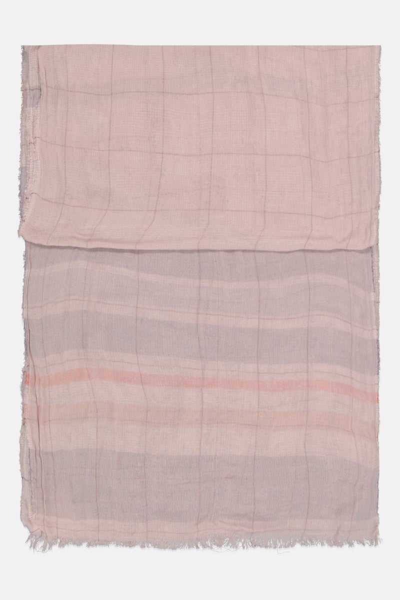 V Fraas Men Plaid Scarf 160 x 31 cm, Assorted  - Image 2