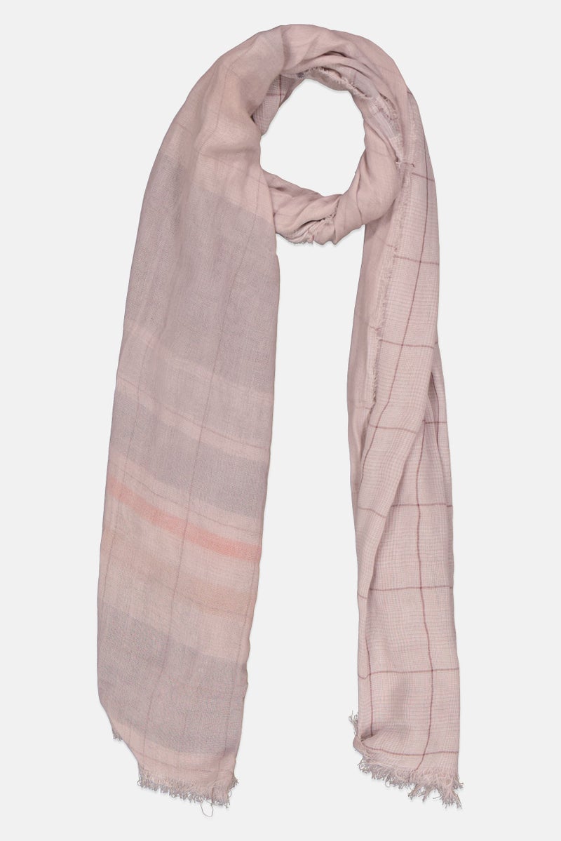 V Fraas Men Plaid Scarf 160 x 31 cm, Assorted  - Image 1