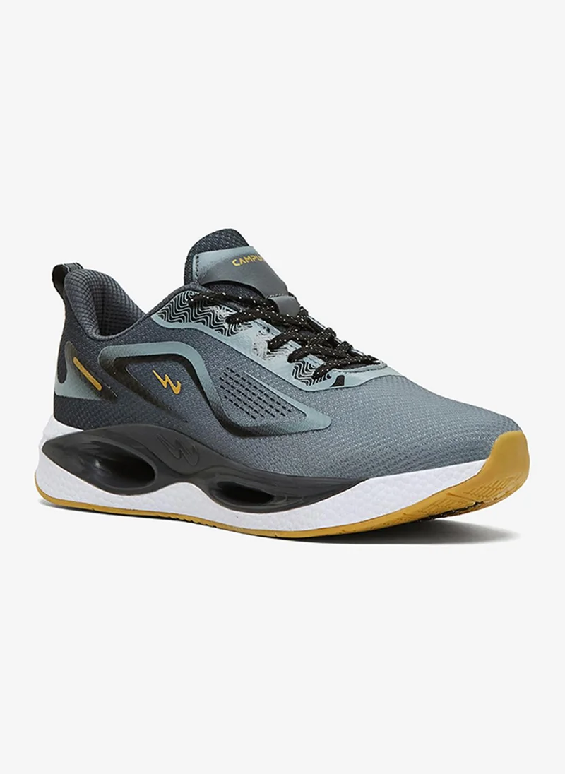 كامبس Men Rodri Bubble Yoga Max Lace-Up Running Shoes-Grey