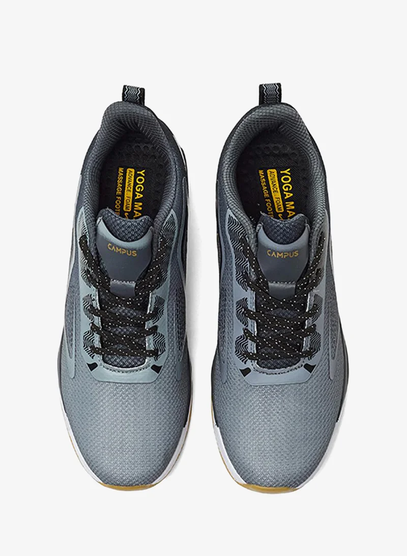 Campus Grey Men Rodri Bubble Yoga Max Lace-Up Running Shoes-Grey for Men | Best Price UAE