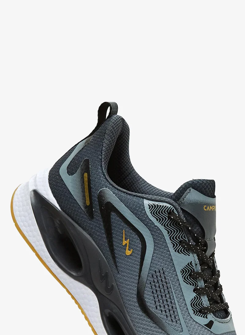 Campus Grey Men Rodri Bubble Yoga Max Lace-Up Running Shoes-Grey for Men | Best Price UAE