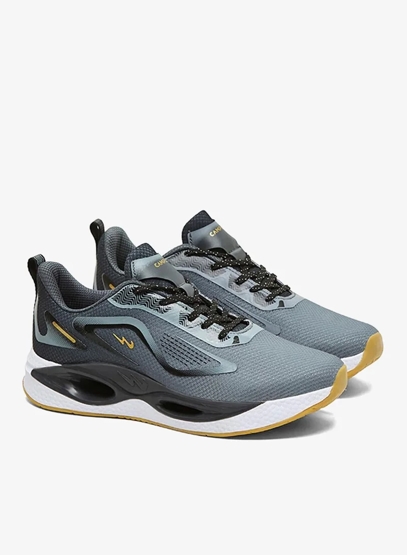 Campus Grey Men Rodri Bubble Yoga Max Lace-Up Running Shoes-Grey for Men | Best Price UAE