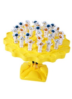 NIBEMINENT Balance Tree Game Toy Puzzle Early Educational Interactive Counting L Yellow 48 Spaceman  - Image 4