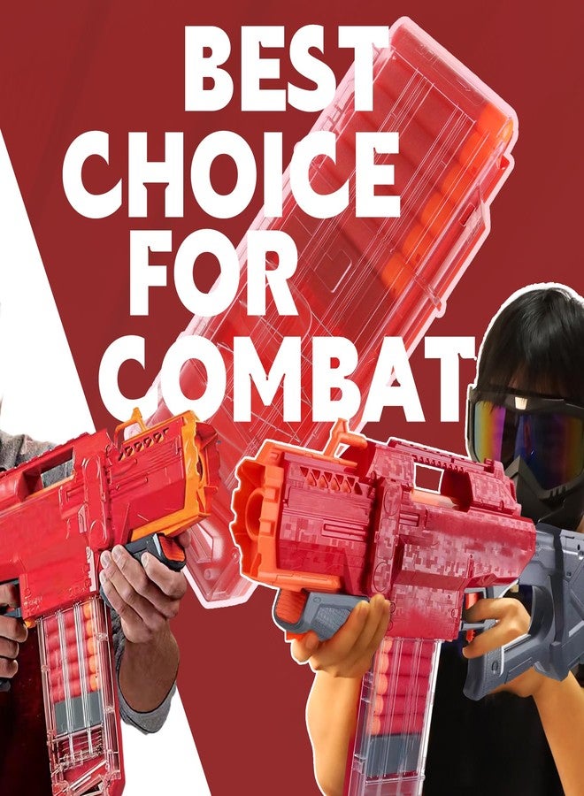 EKIND 10 Darts Clips Compatible for Nerf Mega Motostryke Blaster - Quick Reload Soft Dart Ammo Clips (Red) - Image 5