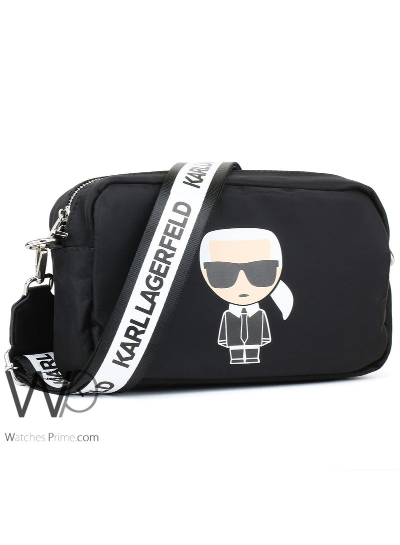 Karl Lagerfeld Black Karl Lagerfeld Handbag Crossbody Wash Bag - Image 4
