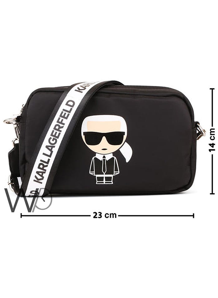 Karl Lagerfeld Black Karl Lagerfeld Handbag Crossbody Wash Bag - Image 3