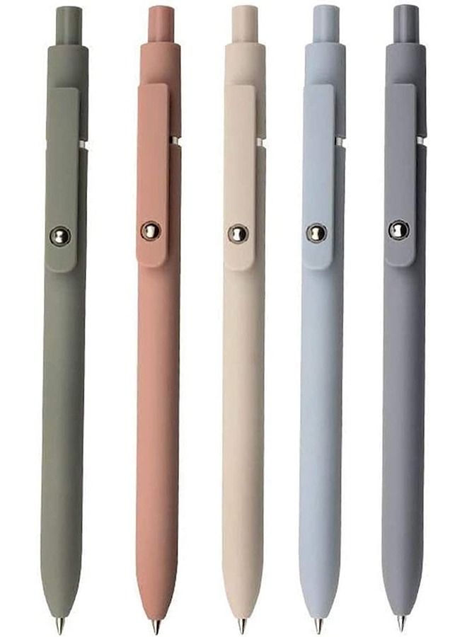 Generic 5pcs Quick Dry Ink Pens Retractable Ink Pens 0.5mm  - Image 1