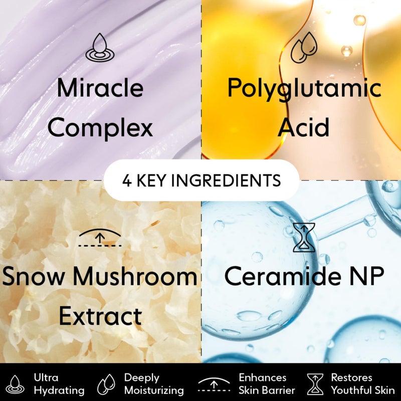 LOOPS Dew Cloud Ultra Hydrating Hydrogel Korean Face Mask for Every Skin Type - Five Ultra Hydrating Collagen Masks to Deeply Moisturize & Restore Your Skin - Gifts for Women - 5 pc - Image 5