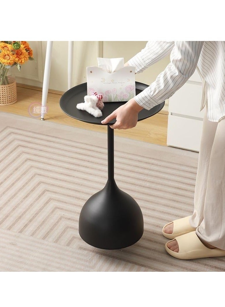 يوڠام طاولة قهوة دائرية طاولة عصرية بجانب السرير طاولة جانبية للأريكة طاولة نهائية طاولة خدمة لغرفة المعيشة وغرفة النوم والمكتب - Image 3