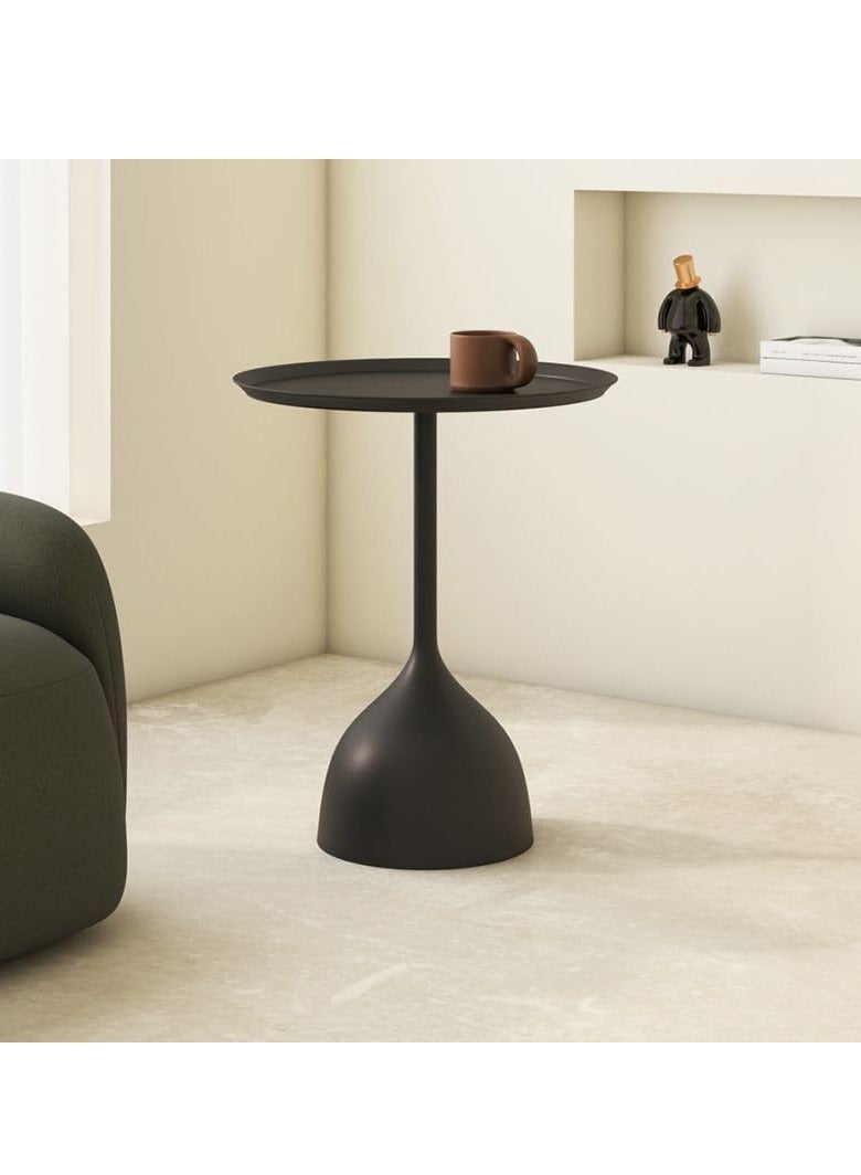 يوڠام طاولة قهوة دائرية طاولة عصرية بجانب السرير طاولة جانبية للأريكة طاولة نهائية طاولة خدمة لغرفة المعيشة وغرفة النوم والمكتب - Image 1