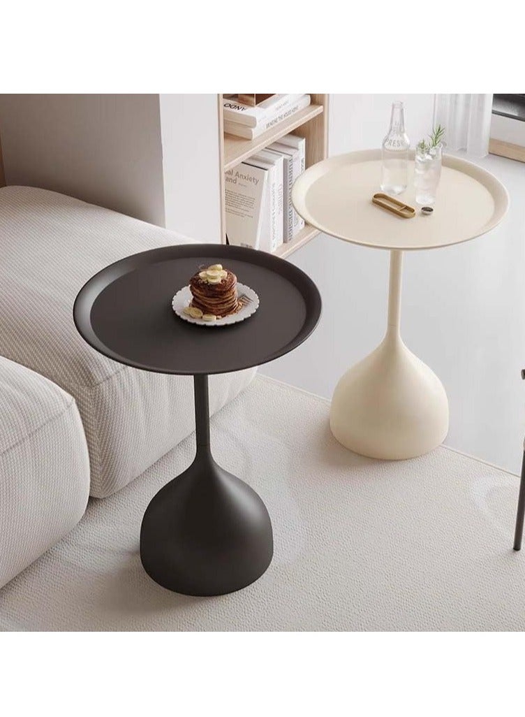 يوڠام طاولة قهوة دائرية طاولة عصرية بجانب السرير طاولة جانبية للأريكة طاولة نهائية طاولة خدمة لغرفة المعيشة وغرفة النوم والمكتب - Image 5