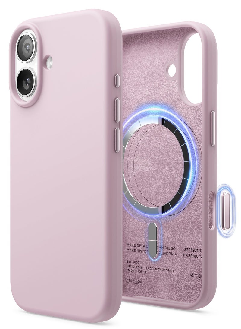 Elago Magnetic Liquid Silicone for iPhone 17 case cover [Camera Control Button Cover] compatible with MagSafe Shockproof - Light Lilac - Image 1
