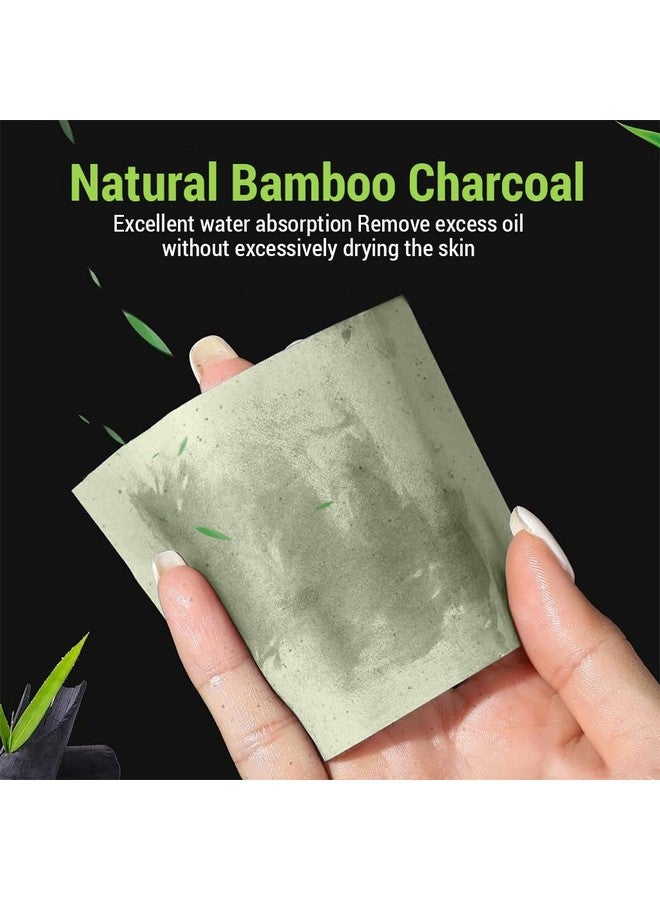 maycreate ® 300Pcs Blotting Paper For Oily Skin Face Oil Blotting Paper Sheets Portable Natural Green Tea Carbon Linen Tissues Facial Oil-Absorbing Paper For Oily Skin For Men And Women - Image 3