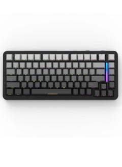 Attack Shark M86 83 Keys Wireless Mechanical Keyboard, 75% Gasket Hot Swappable Custom Keyboard, Side Printed PBT Keycaps, RGB Backlit, Pre-lubed Switches, BT/2.4GHz/ Wired Mechanical Gaming Keyboard  - Image 1