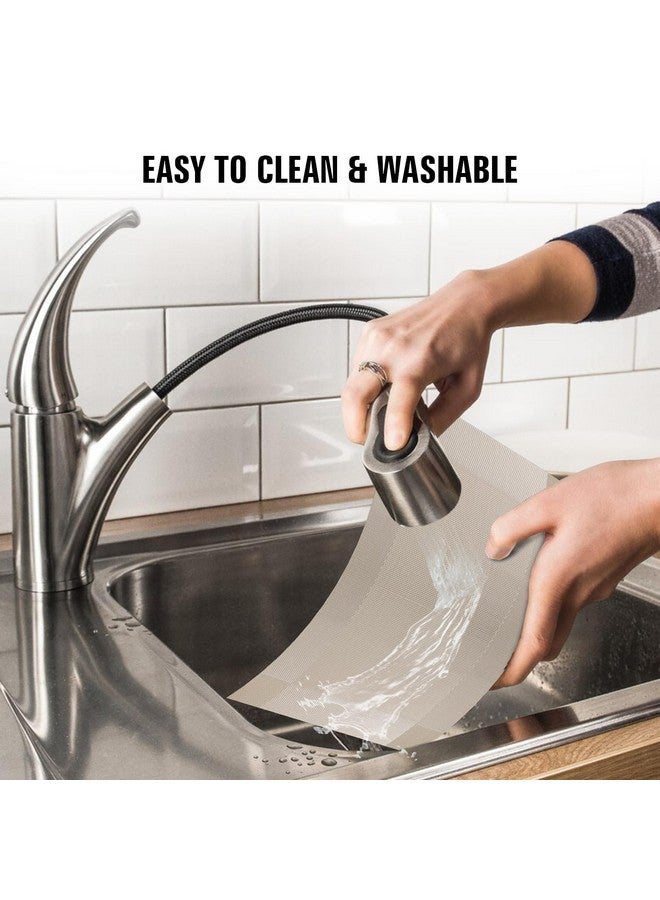 iBELL Table Mats for Kitchen Dining, 6 Piece Set, Heat-Resistant, Reusable, Anti-Skid, Washable (IBLTM108GLD) - Image 2