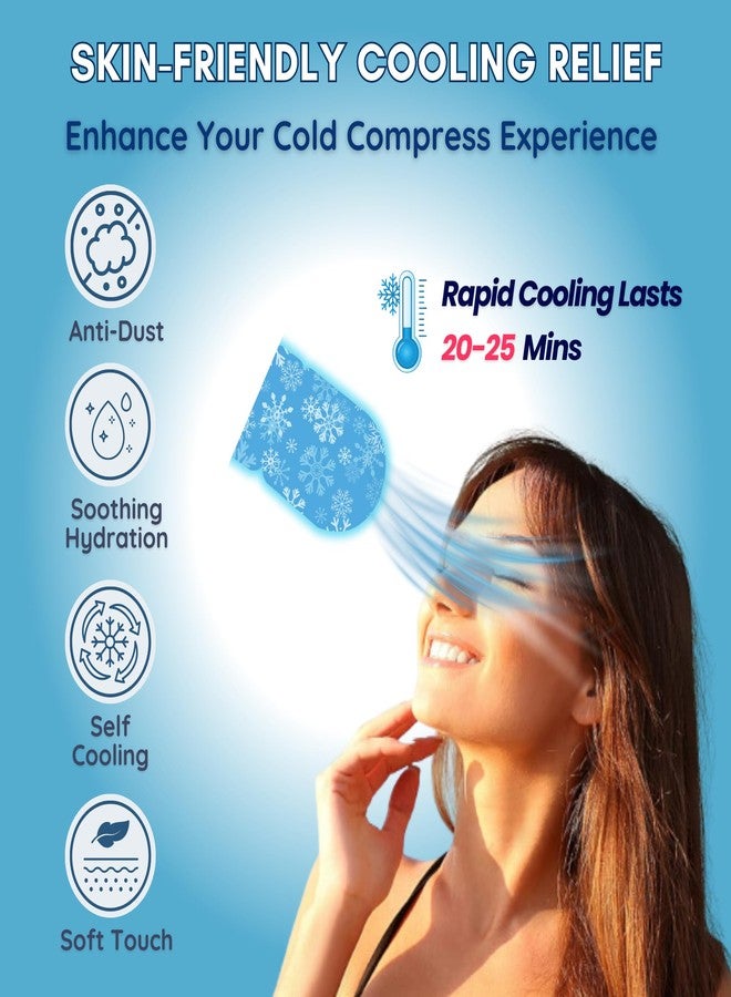 Unwynnd Self Cooling Eye Mask | Cooling Gel Eye Mask for Sleeping & Puffy Eyes | Cold Compress Gel Pads for Tired Eyes, Migraine Relief & Soothing Eye Care | Pack of 5 - Image 4