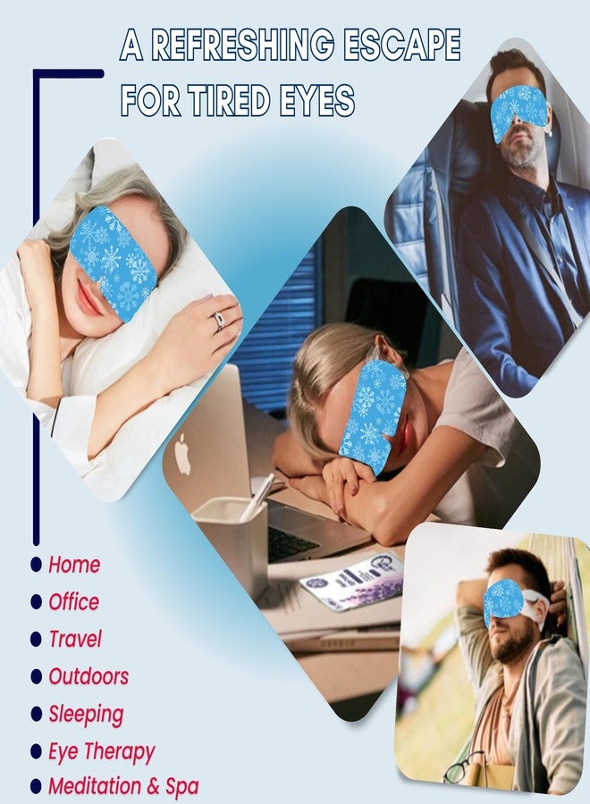 Unwynnd Self Cooling Eye Mask | Cooling Gel Eye Mask for Sleeping & Puffy Eyes | Cold Compress Gel Pads for Tired Eyes, Migraine Relief & Soothing Eye Care | Pack of 5 - Image 5