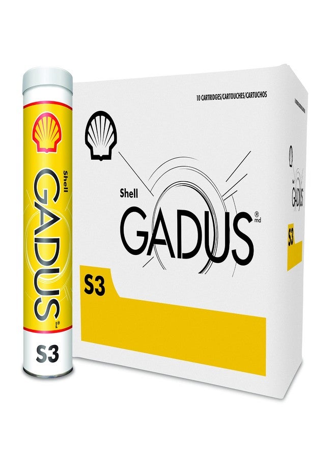 Shell Gadus S3 V220C 2 High-Temperature and Extreme-Pressure Multipurpose Grease, 0.4kg - Pack of 10