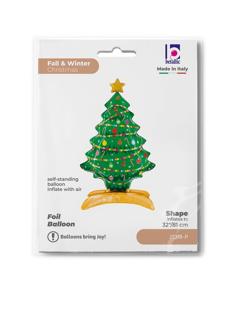 Betallic 32" Foil Balloon Standups Christmas Tree - Image 3