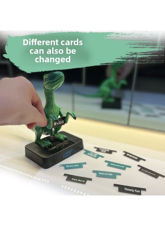 Light-moving Dinosaur Toy Light Source Power Supply Car Solar Swing Doll Ornaments Small Monsters With Cards-Color:30391 Solar Velociraptor