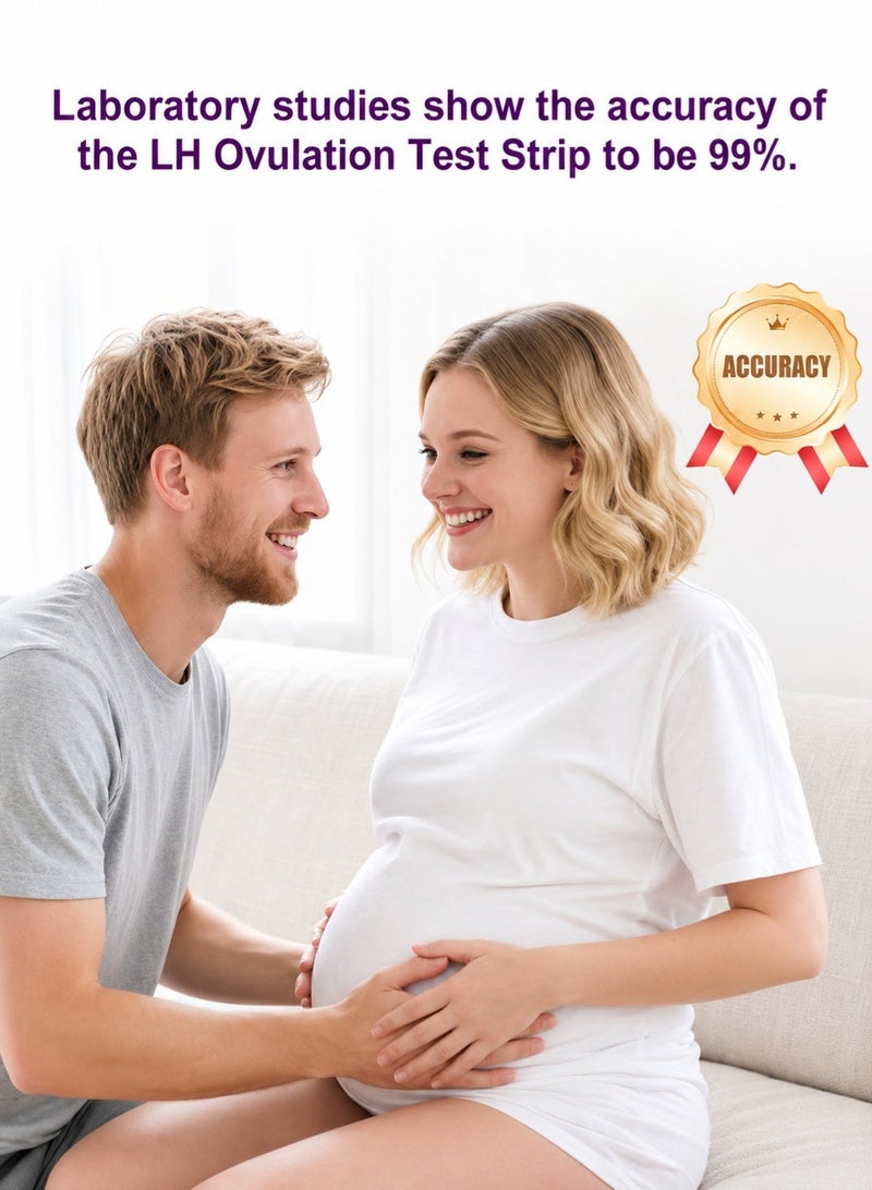 DIAGNOS 50 Ovulation Test Strips, Home Test Kit, Results in 15 Minutes - Image 4