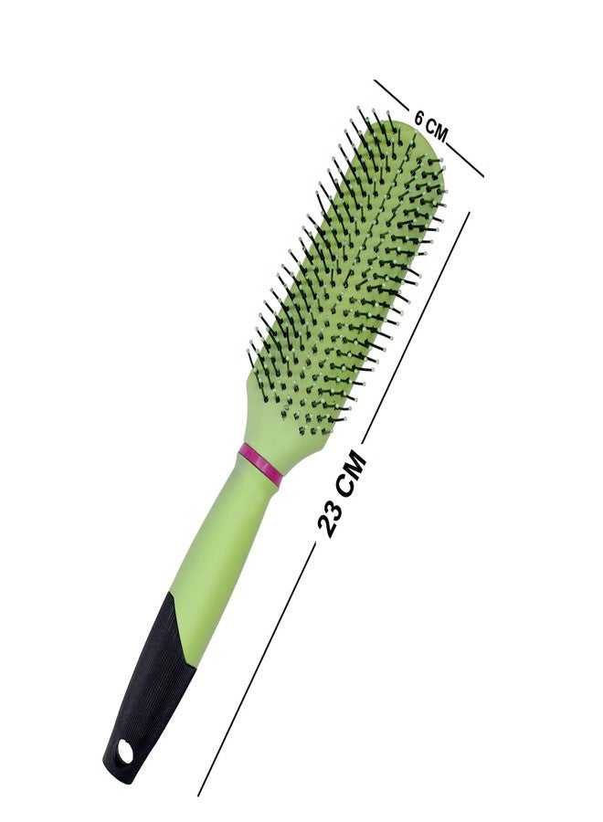 Fully Flat Hair Brush for Men and Women (Multicolor) - Image 2