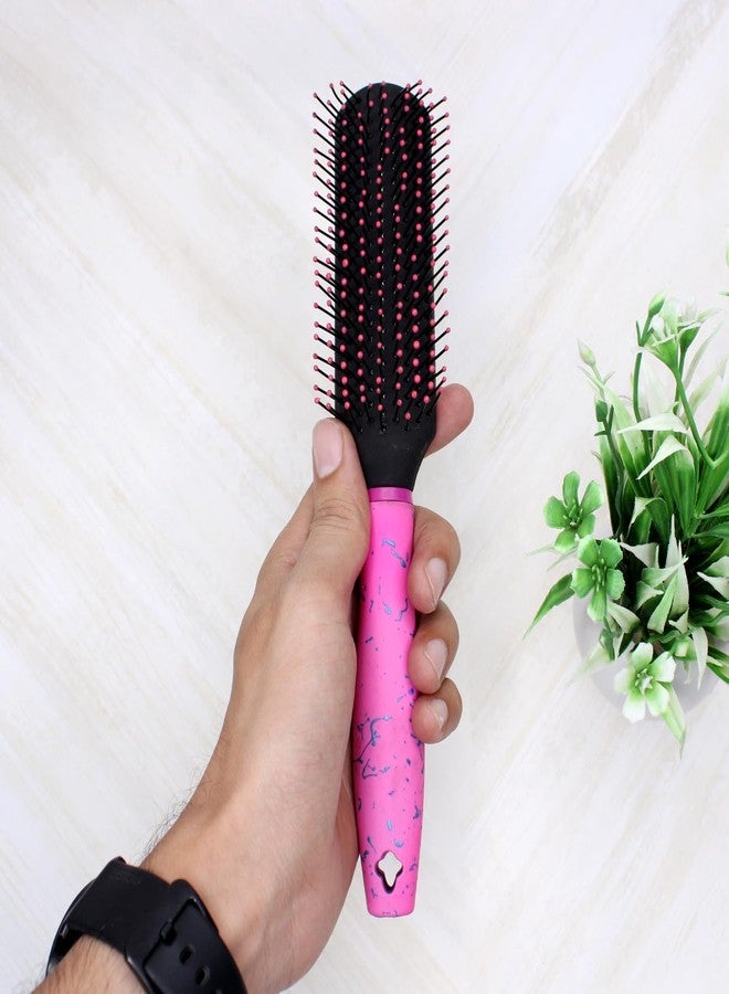 Fully Flat Hair Brush for Men and Women (Multicolor) - Image 5