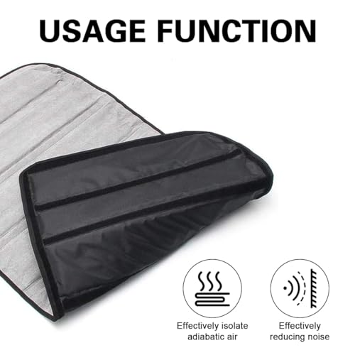KMFCDAE Headliner Hardtop Heat Insulation for Jeep JK Hard Top Headliner Roof Heat Insulation Cotton Sound Deadener Mounts Kit Compatible with Jeep Wrangler JK 4 Door 2011-2018 (4 PCS) - Image 3