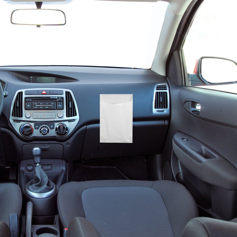 🚗 كيس قمامة سيارة لاصق ذاتي محمول للاستخدام في السيارة والخارج تصميم عملي - Image 4