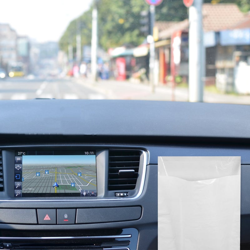 🚗 كيس قمامة سيارة لاصق ذاتي محمول للاستخدام في السيارة والخارج تصميم عملي - Image 5