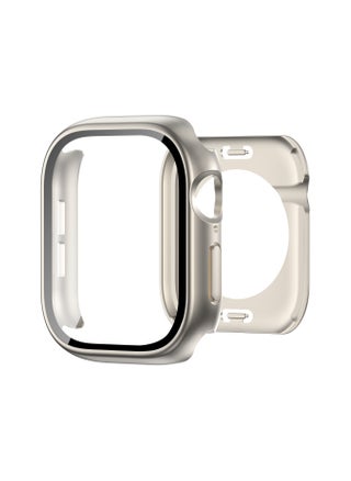 Waterproof Case with Tempered Glass Screen Protector for Apple Watch Series 9/8/7 45mm, 360 Full Coverage Protective Cover for Apple iWatch 45mm, Starlight - pzsku/ZC6F3BBA276F23A0C81D9Z/45/1741248302/a80569ec-dda7-4111-9180-855195065df5