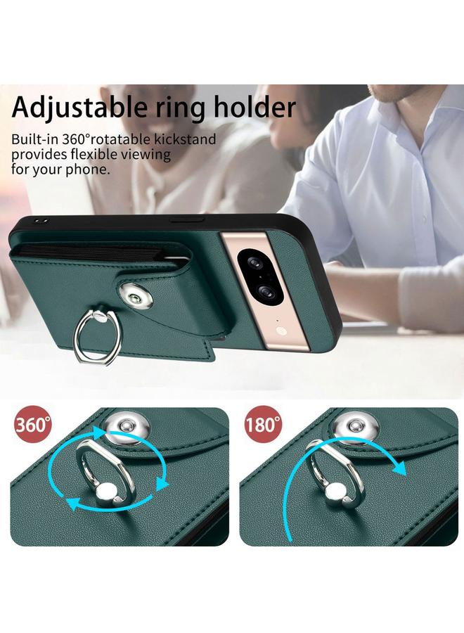 Zaboon Case For Google Pixel 8 Organ Card Bag Ring Holder Phone Case with Long Lanyard - Image 4