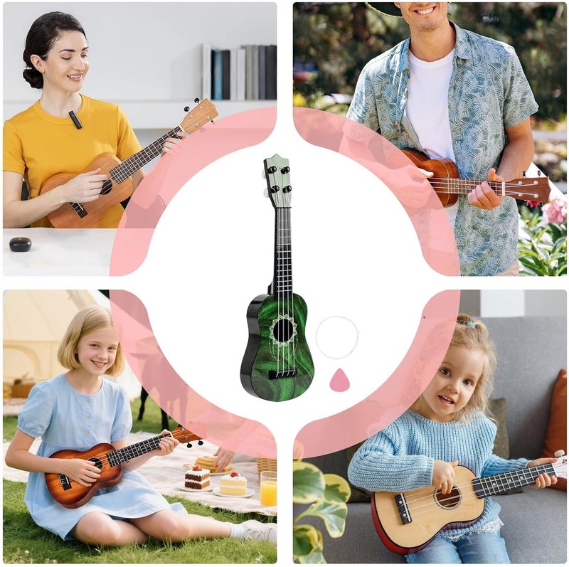 Kinderukulele for Girls - Plucked Stringed Instrument - 17 Inch Musical Instrument, For Kindergarten Students Classroom School Childcare Boys Girls Home Playroom Gatherings Party Band Stu - Image 2