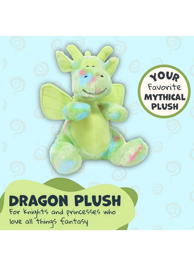 Wishpets Plush Green 12" Confettisoft Dragon Soft Stuffed Animal  - Image 2