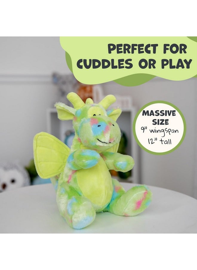 Wishpets Plush Green 12" Confettisoft Dragon Soft Stuffed Animal  - Image 5