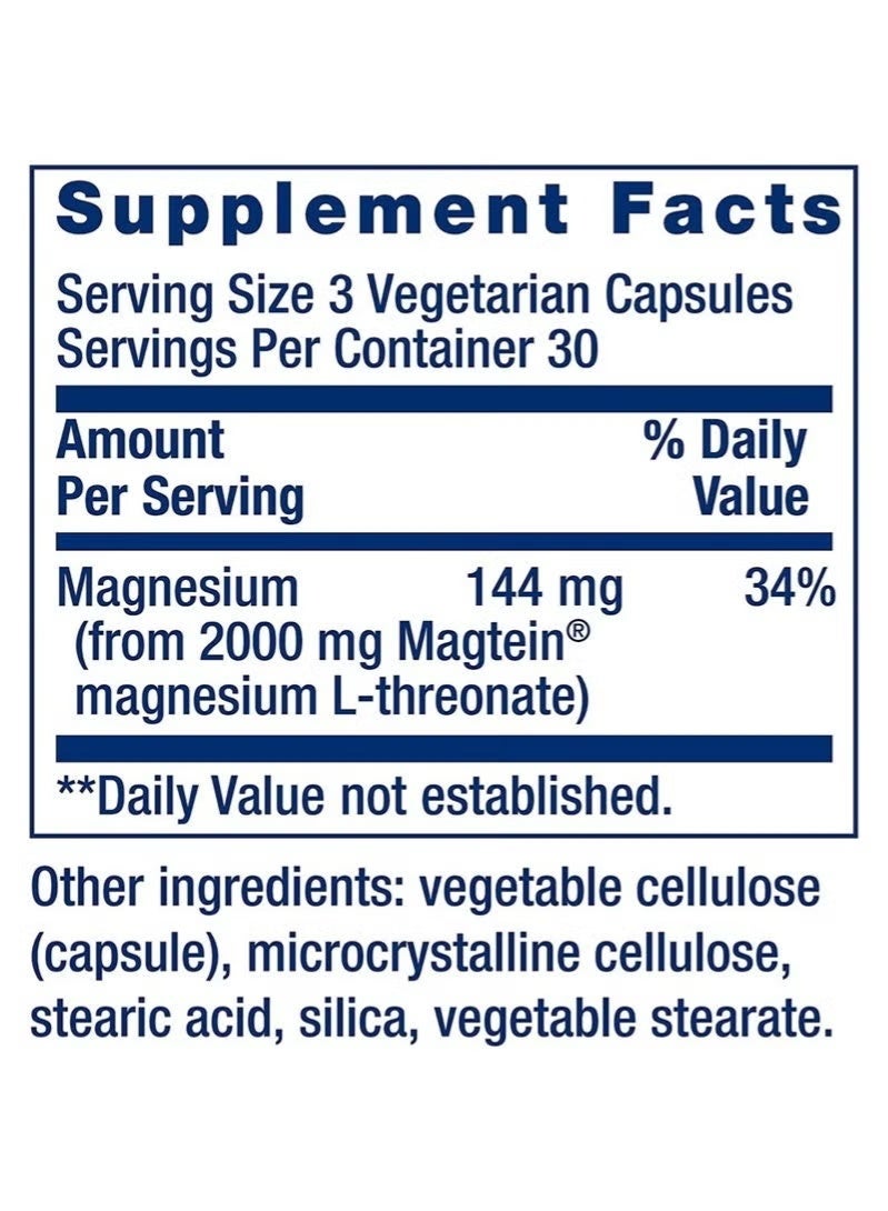 لايف نيورو ماج Magnesium L-threonate، 90 قرص (حزمة من 2) - Image 4