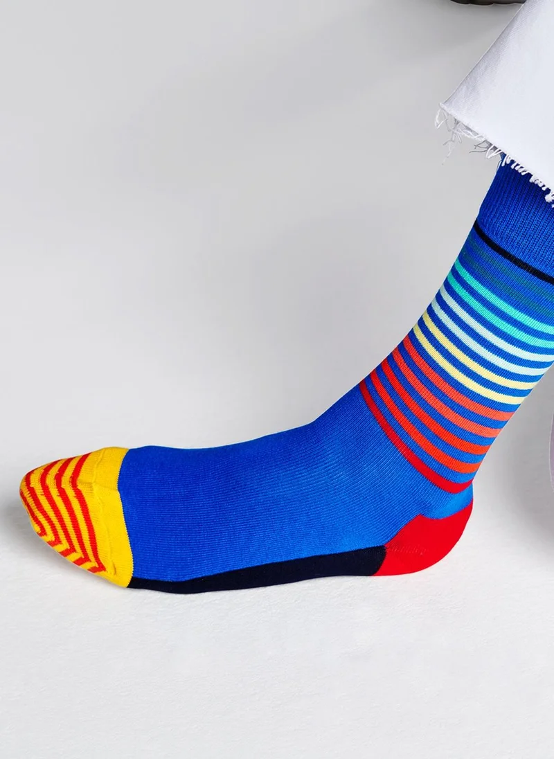 هابي سوكس HALF STRIPE SOCK