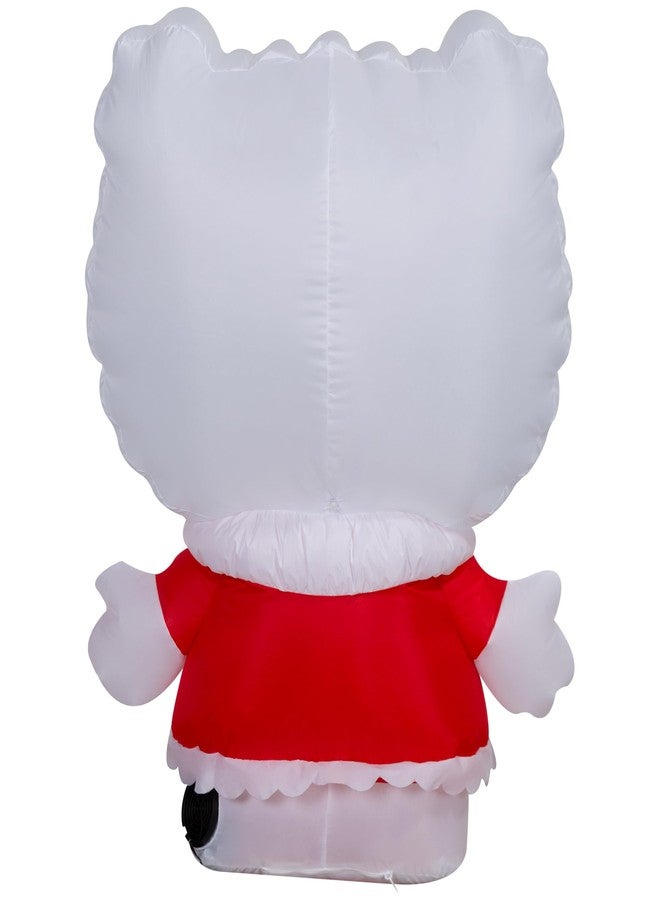 Gemmy Christmas Inflatable Hello Kitty in Snowflake Dress, 3 ft Tall, Multi - Image 3