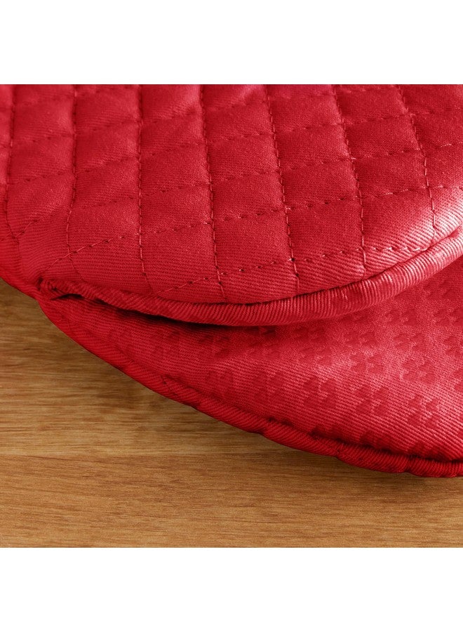 KitchenAid KitchenAid Asteroid Mini Oven Mitt, 5.5"x8", Fire Red 2 Count  - Image 3