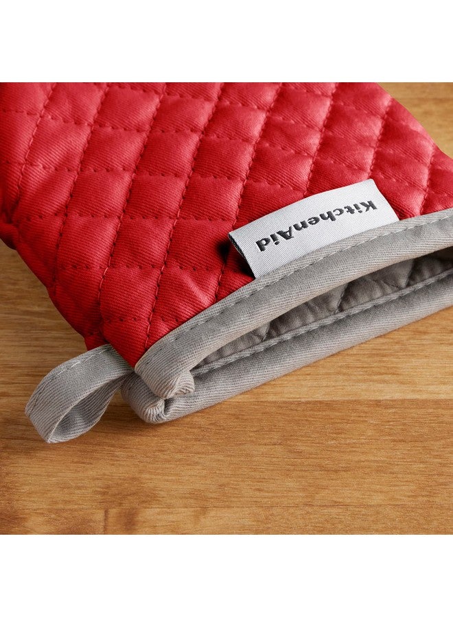 KitchenAid KitchenAid Asteroid Mini Oven Mitt, 5.5"x8", Fire Red 2 Count  - Image 4