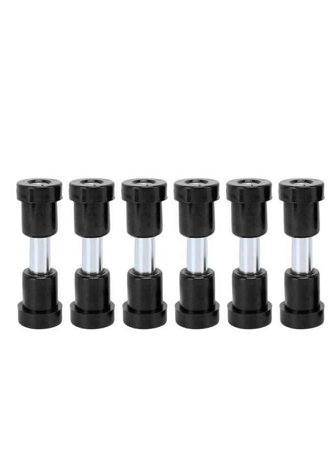 Spring Bushing Kit 70291G01 Metal Polyurethane Golf Cart Leaf Spring Shackle Bushing Sleeves Replacement for Club Car DS 1981 Onwards Black - Image 2