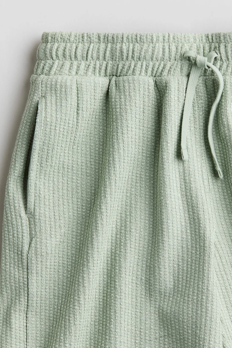 H&M Textured-knit shorts