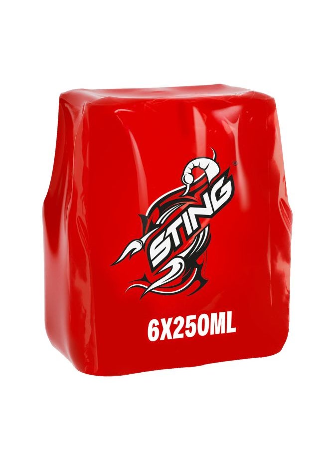 Sting Energy Drink 250ml pack of 6 6 x 250ml 