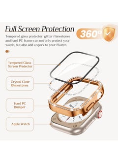 Y&D حافظة حماية متكاملة من الفيلم المقوى مناسبة لساعة AppleWatch4/5/6/SE مقاس 40 مم  - Image 5