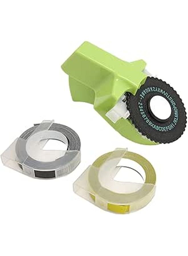 آلة ختم يدوية متينة من البلاستيك ABS لطابعة النقش البارز للملصقات اليدوية - Image 1