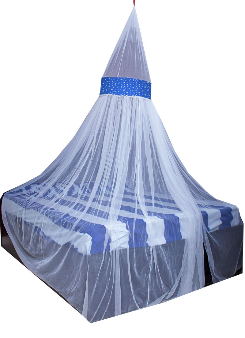 Creative Textiles Lightweight Portable Pop-Up Mosquito and Insect Protection Tent for Double Bed for Home, Travel and Beds (White) - Image 1