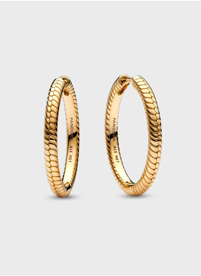 PANDORA Pandora Moments Charm Hoop Earrings
